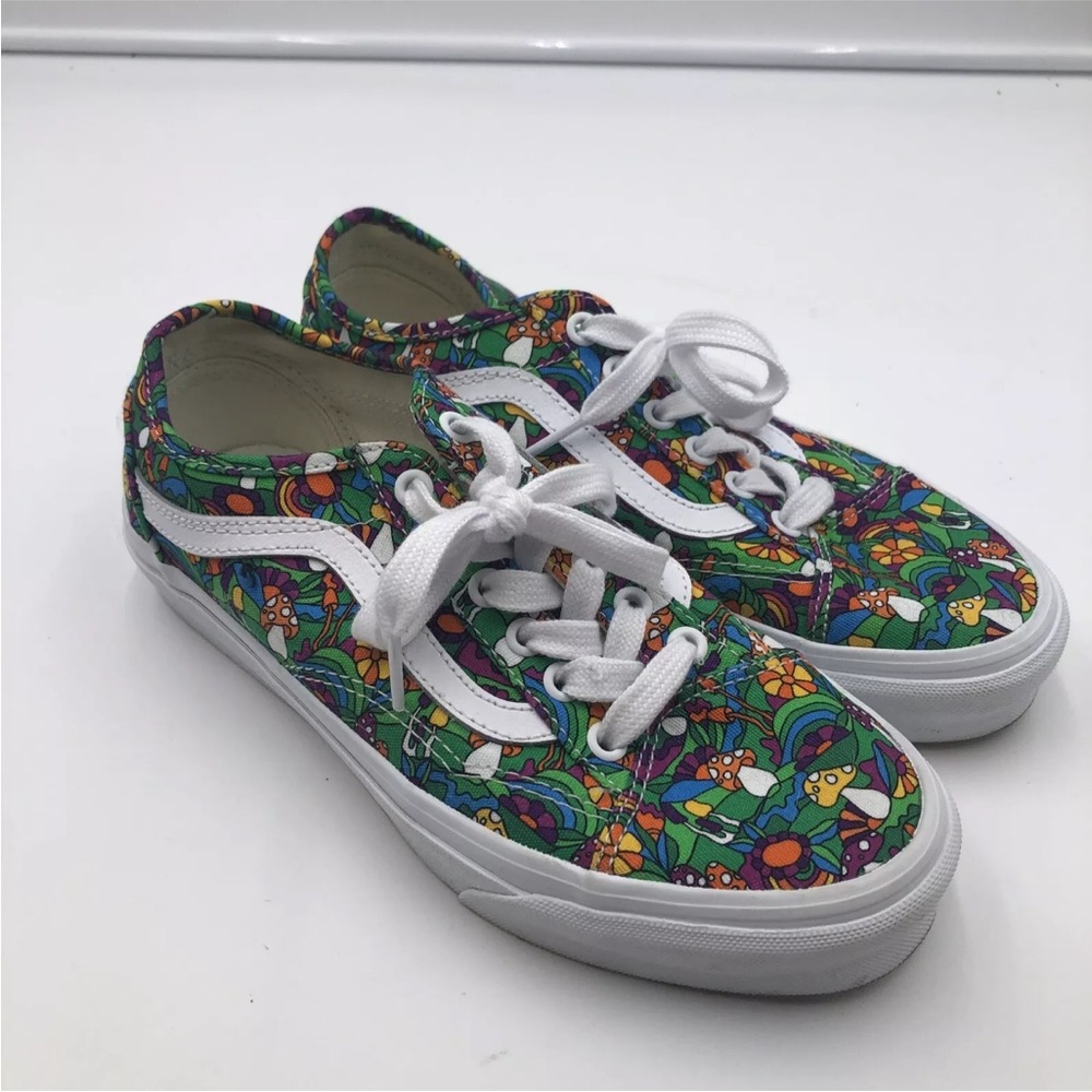 Vans Old Skool Tapered Mushroom Floral Shoes Womens Size 7/Mens 5.5